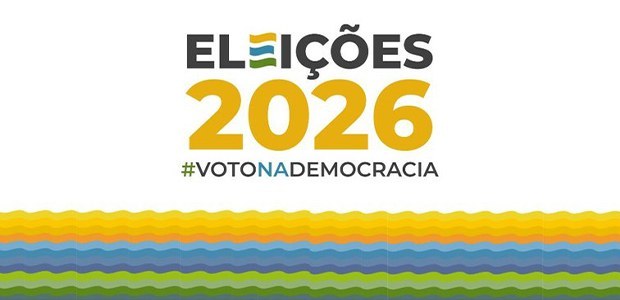 Arte oficial das Eleições 2026, usada como ilustração da preparação das urnas