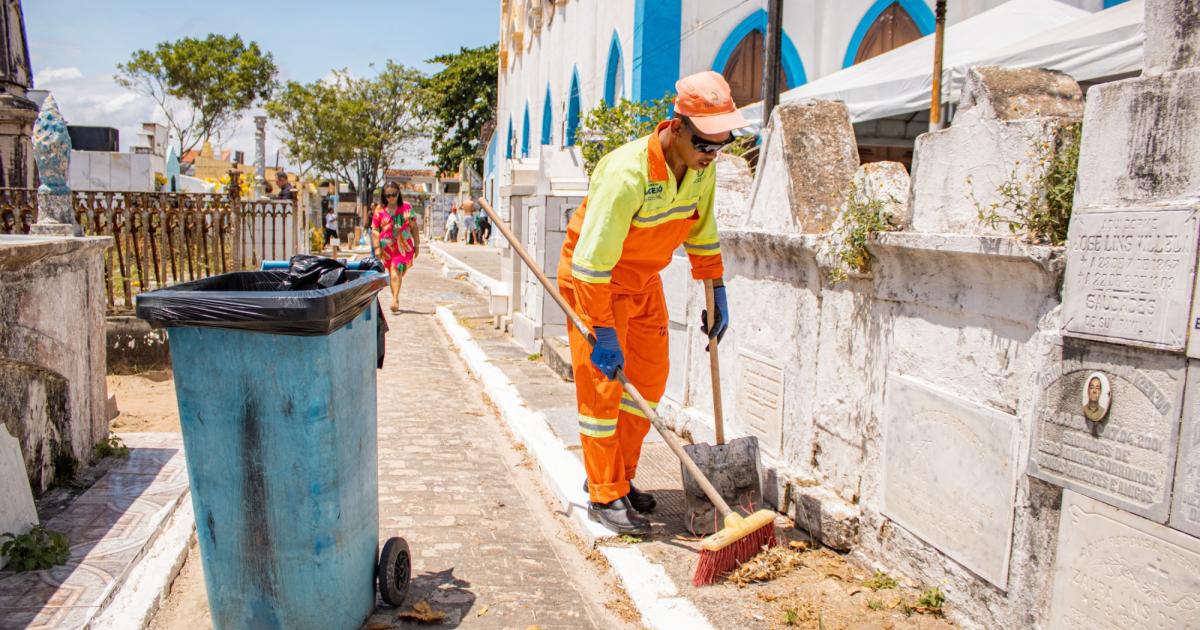 Cemitério público de Maceió em imagem de arquivo usada pela Alurb