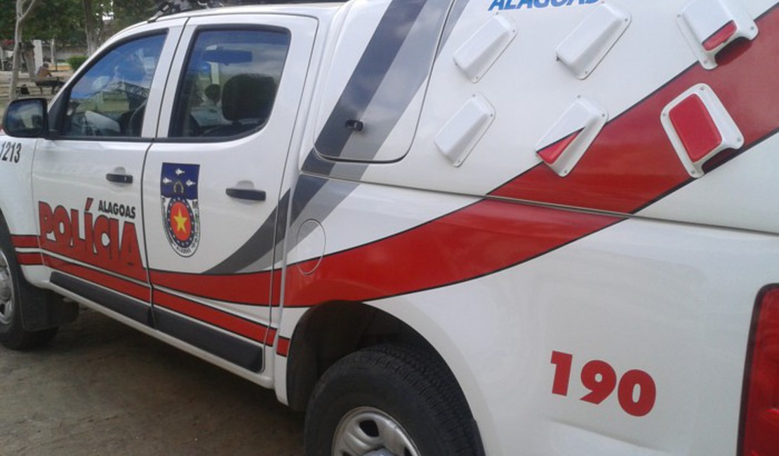Viatura da Polícia Militar de Alagoas em foto de arquivo usada para ilustrar a ocorrência em Igaci