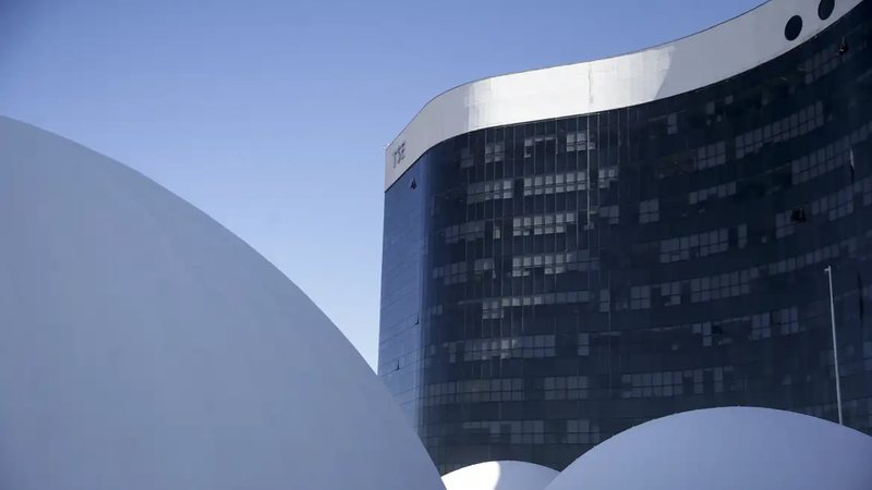 Fachada da sede do Tribunal Superior Eleitoral em Brasília; foto de arquivo de 22 de junho de 2023.