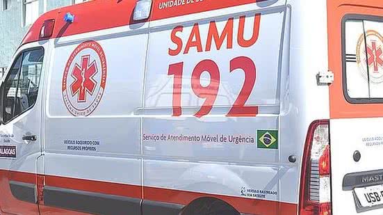 Foto de arquivo mostra ambulância do Samu em Alagoas