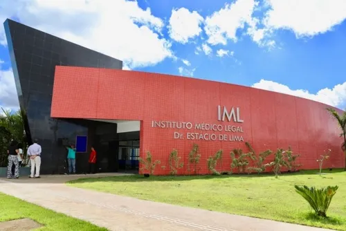 Fachada do Instituto Médico Legal de Maceió em imagem de arquivo